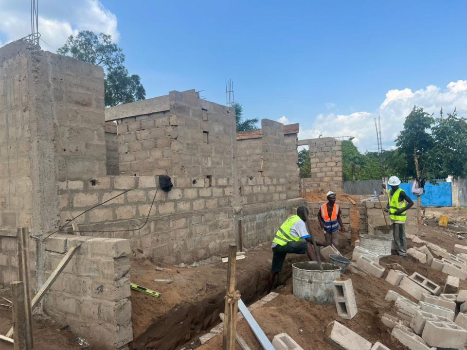 Un bâtiment en construction devant abrité les nouveaux bureaux des divisions provinciales des droits humains