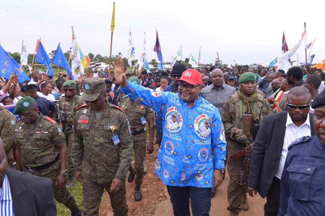Arrivée du président de l’Assemblée nationale de la RDC, à Beni, dans une mission de paix