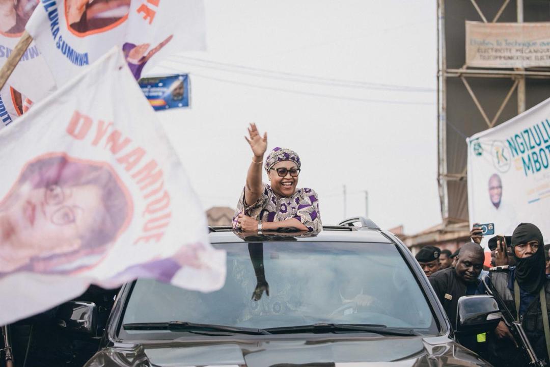 Arrivée de la Première Ministre Judith Suminwa à Mbanza-Ngungu