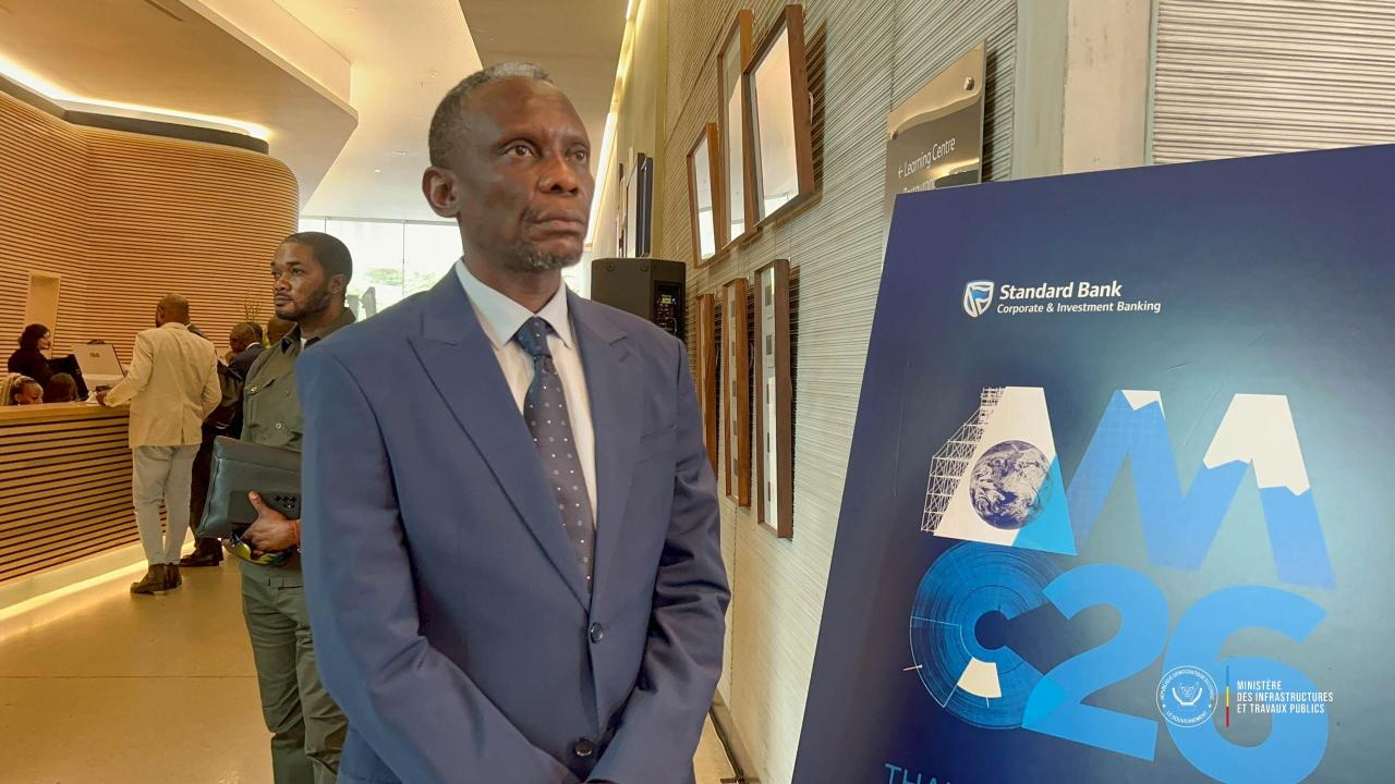 John Banza, ministre des Infrastructures et Travaux publics