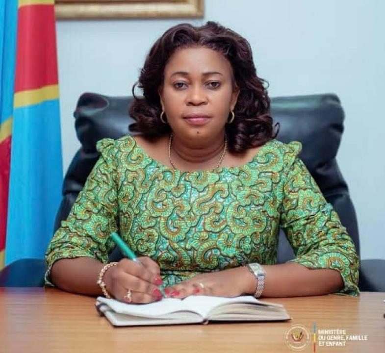 Micheline Ombae,  ministre du Genre, Famille et Enfant, en RDC [photo d’illustration]