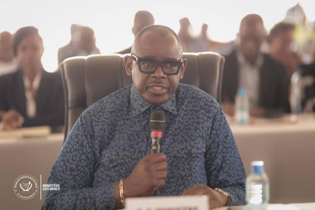 Le ministre des Mines, Louis Watum Kabamba