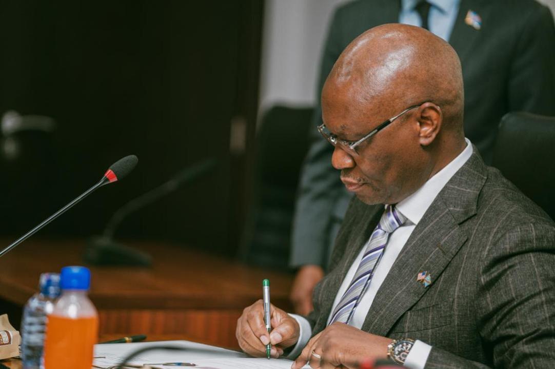 Dr Samuel Roger Kamba,  ministre de la Santé publique, Hygiène et Prévoyance sociale, en RDC