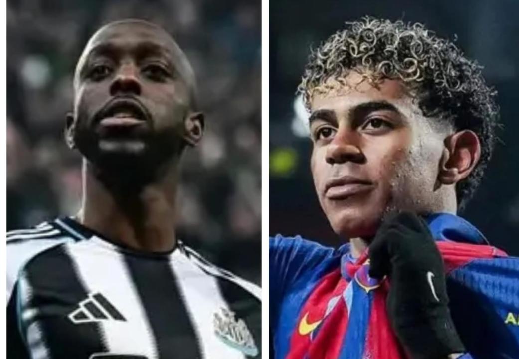 Yoane Wissa et l'attaquant du FC Barcelone Lamine Yamal. [Photo d'illustration]