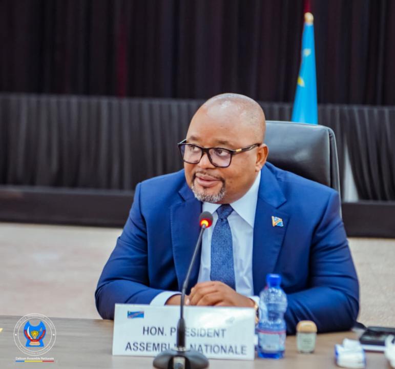 Le président de l'Assemblée Aimé Boji [photo d'illustration]