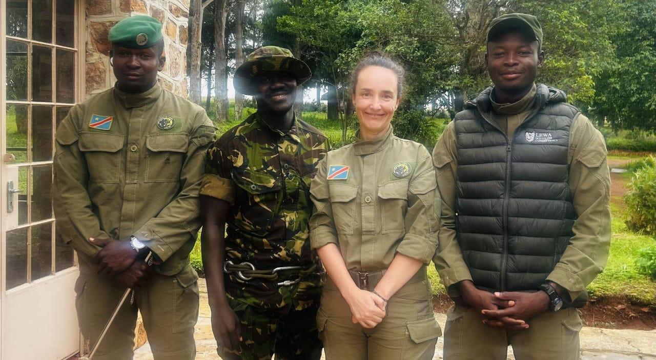 Les responsables du Parc national de l'Upemba en RDC
