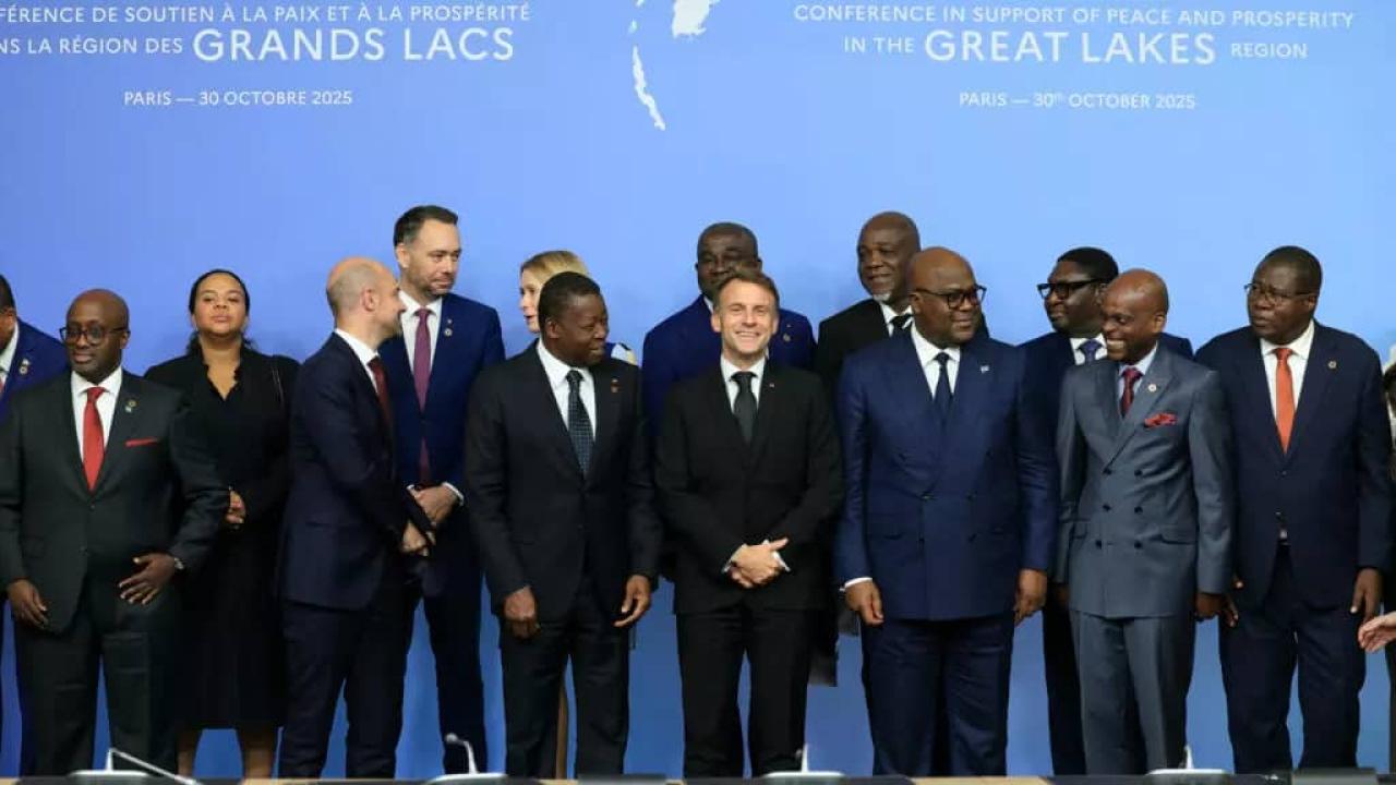 Les représentants de la RDC, du Rwanda et de partenaires internationaux lors d’une conférence sur la paix dans la région des Grands Lacs à Paris [photo d’illustration]