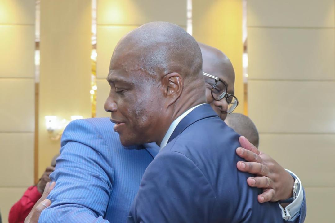L'opposant congolais Martin Fayulu et le Président de la RDC Félix-Antoine Tshisekedi