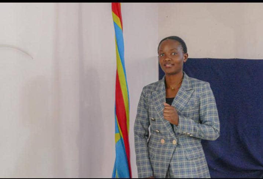 La jeune éco-garde du Parc national des Virunga, Florence Sheria