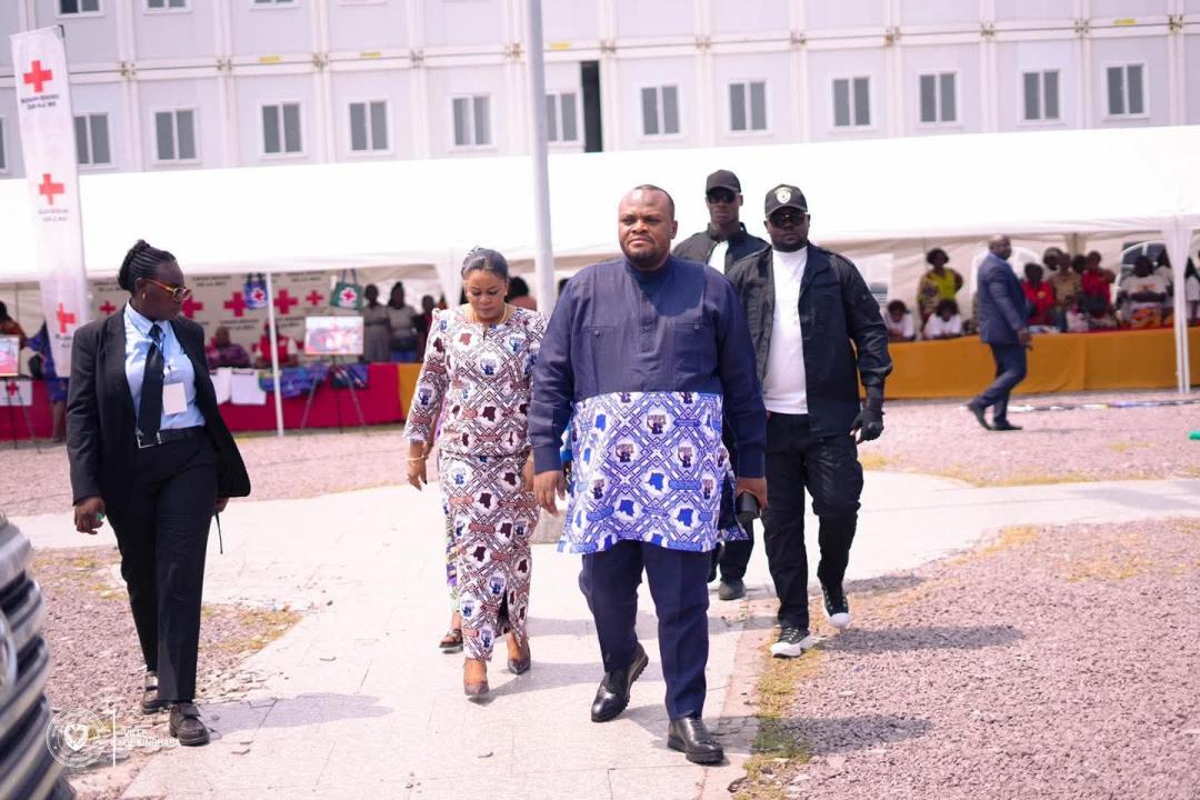 Le Gouverneur de la Ville province de Kinshasa, Daniel Bumba Lubaki, lors de la cérémonie de la journée internationale des droits de la femme
