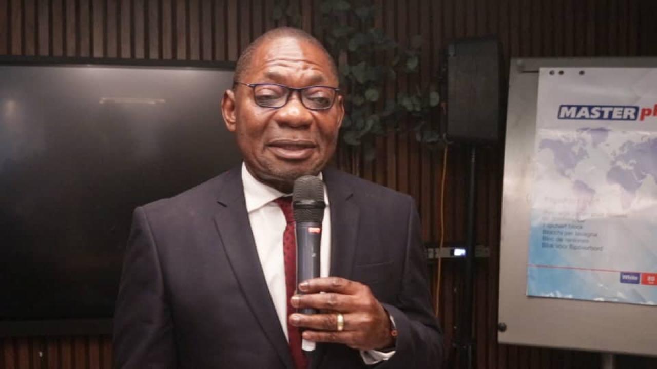 Le Procureur Général près la Cour de Cassation et Coordonnateur de l'UNICEP, Firmin Mvonde