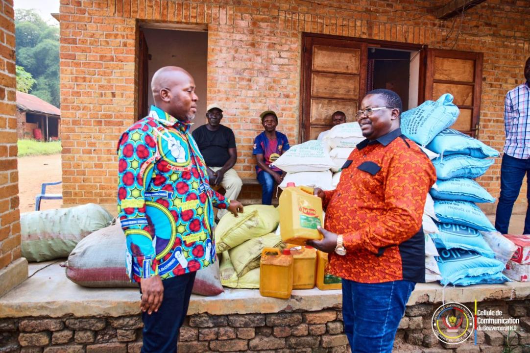 Le gouverneur Bakomito au petit séminaire de Rungu. [Photo d'illustration]