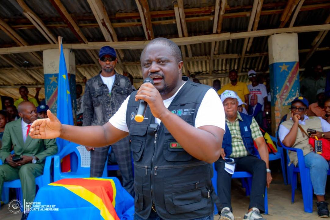 Le ministre de l’Agriculture, Muhindo Nzangi, à Opala dans la province de la Tshopo [photo d'illustration]