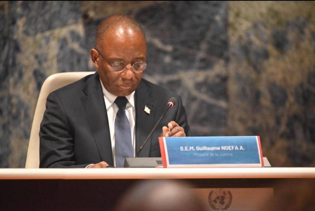 Le ministre d'État ministre de la justice et garde des Sceaux, Guillaume Ngefa