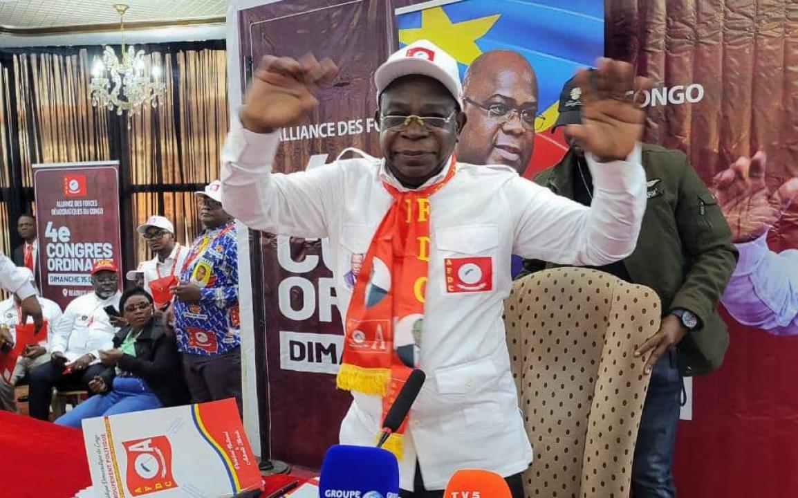 Bahati Lukwebo, président national du parti politique AFDC [photo d'illustration]