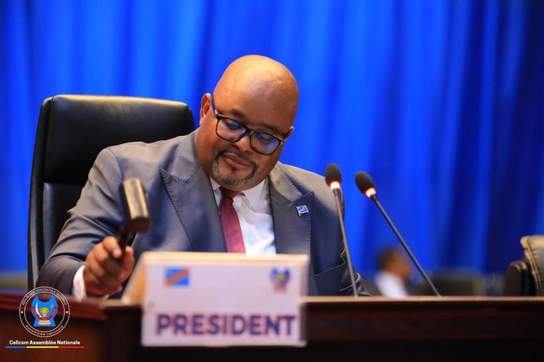 Le président de l'Assemblée Aimé Boji [photo d'illustration]