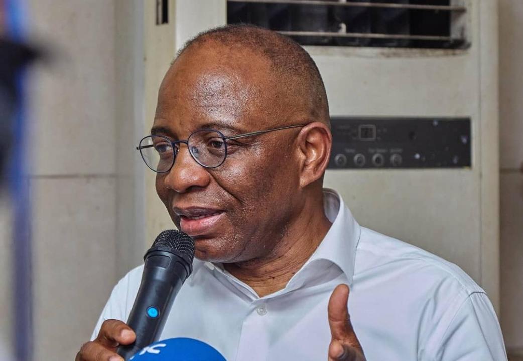 Le ministre Guillaume Ngefa lors de la rupture de l’Ifatar à la COMICO Kinshasa
