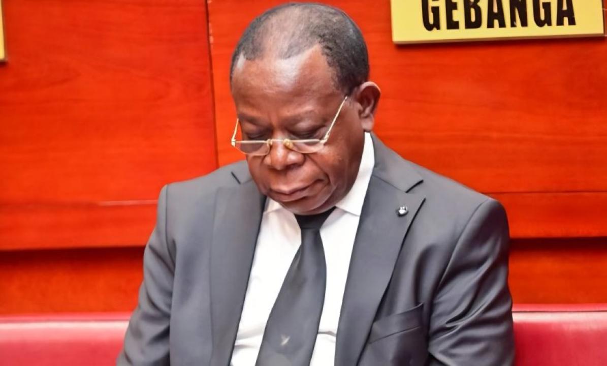 Modeste Bahati Lukwebo,  président du parti politique AFDC