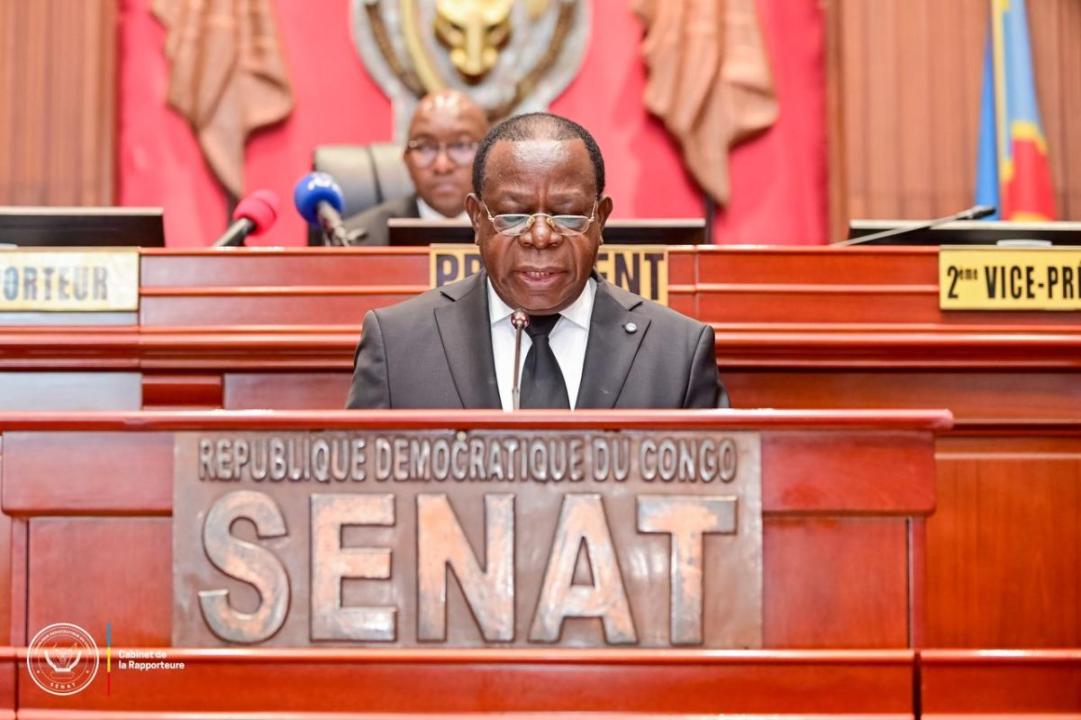 Modeste Bahati Lukwebo, sénateur et ancien deuxième vice-président du Sénat congolais