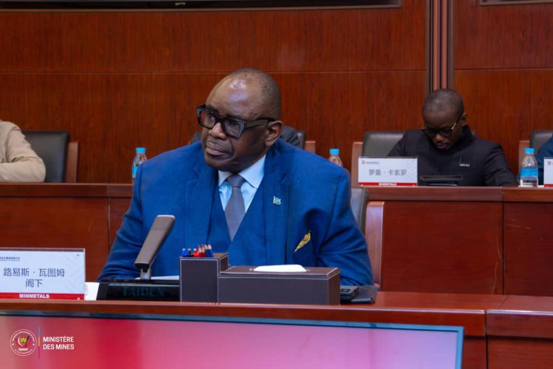 Le ministre des Mines Louis  kabamba [ photo d'illustration]