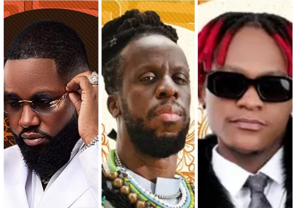 Ferré Gola, Youssoupha, et Innoss'b. [Photo d'illustration]