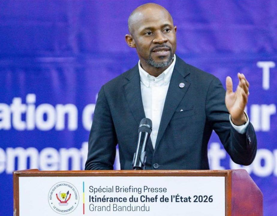 Le porte-parole du Gouvernement, Patrick Muyaya