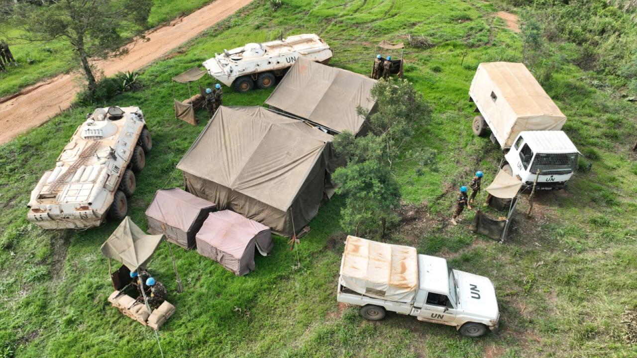Une base militaire mobile de la MONUSCO [photo d’illustration]