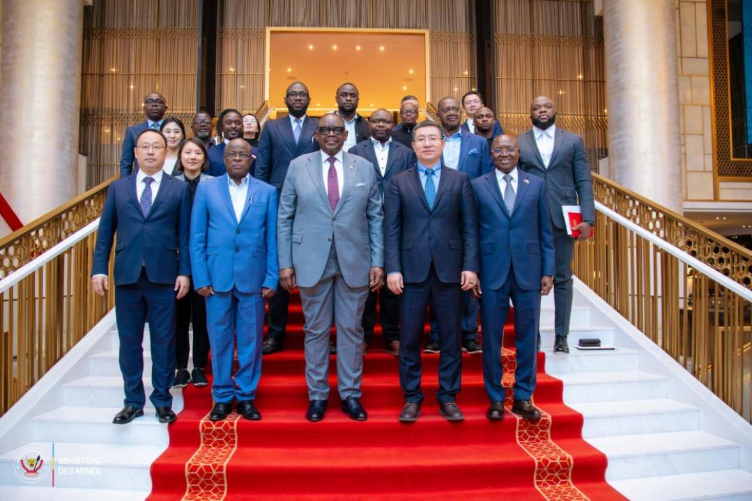 Le ministre des Mines Louis Kabamba, à Beijing avec le groupe CMOC [photo d'illustration]