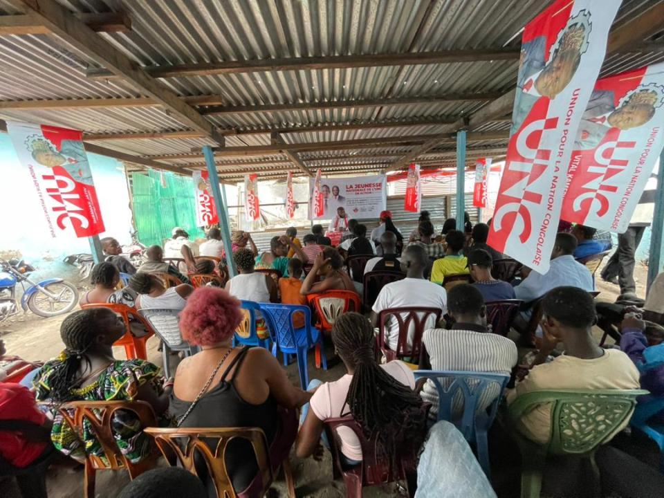 Quelques jeunes de l'UNC en pleine mobilisation [photo d'illustration]