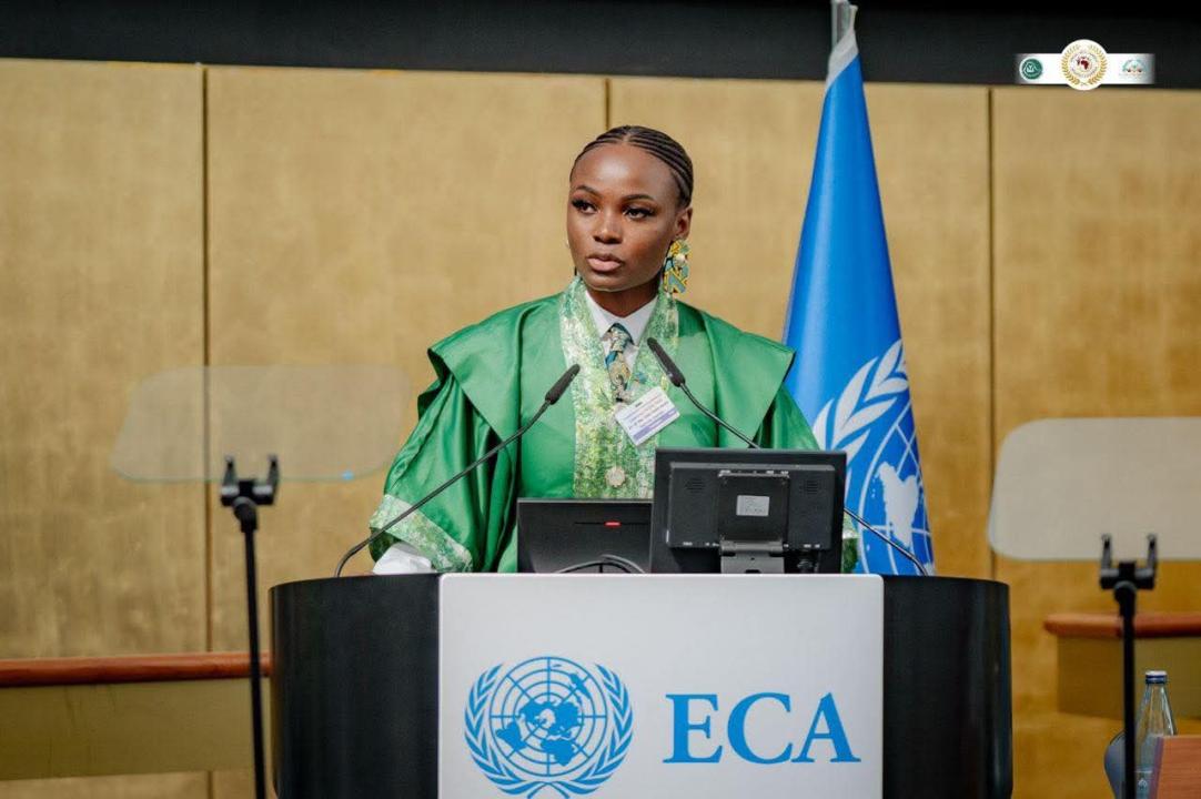 Euphrasie KAYEMBE, l'une des représentants de la jeunesse congolaise à l'ONU