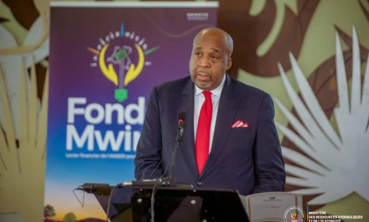 Le ministre des Ressources hydrauliques et de l’électricité, Aimé Sakombi Molendo [photo d'illustration]