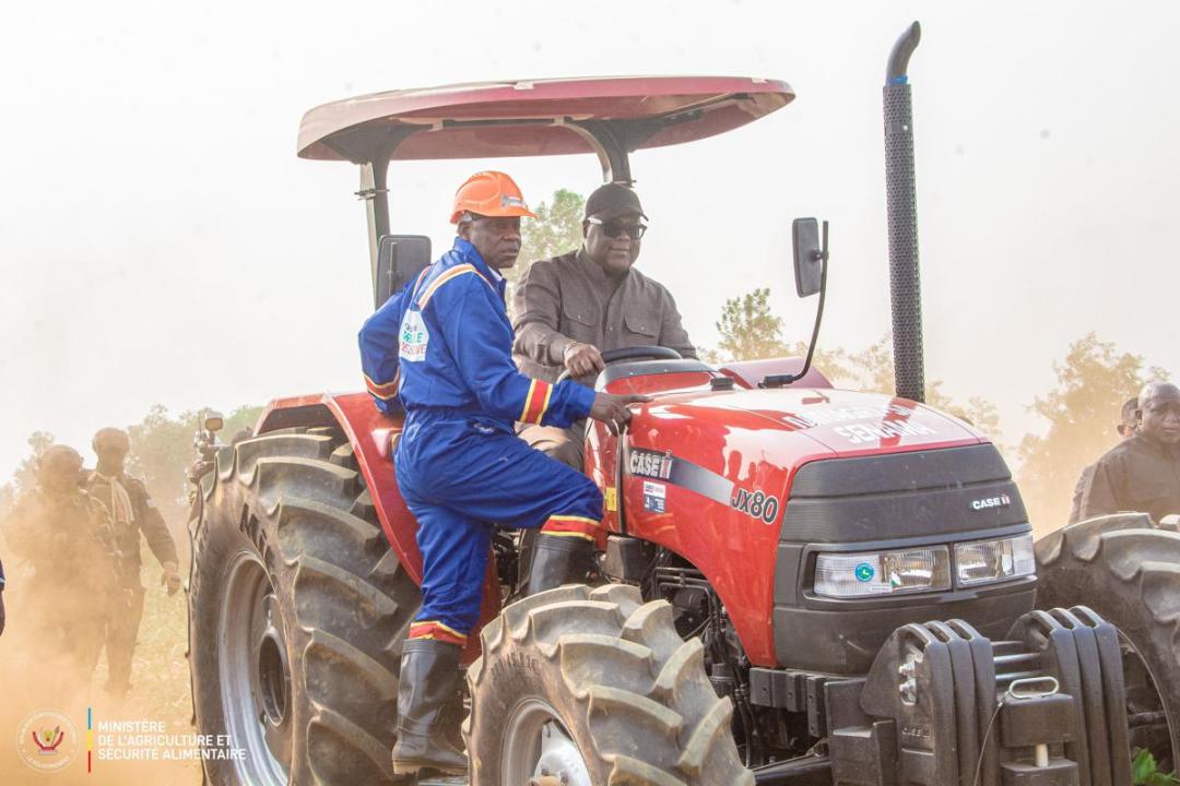 Le Président Félix Tshisekedi lors du lancement de la saison agricole 2025-2026 dans la commune de Maluku [photo d'illustration]