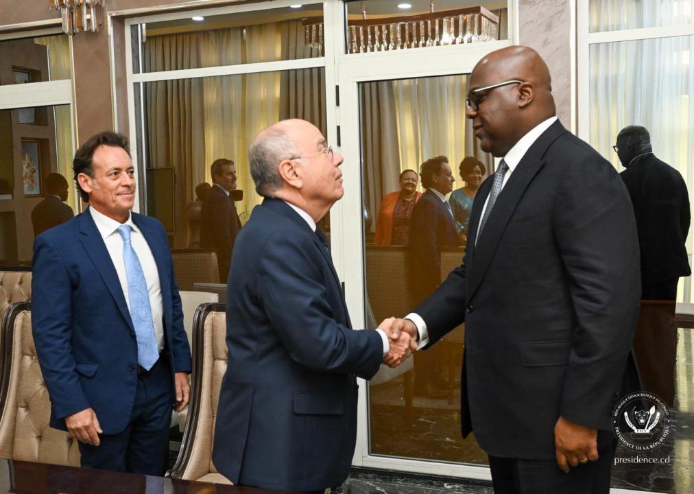 Le Président de la République, Félix-Antoine Tshisekedi, et Mauro Vieira, ministre brésilien des Relations extérieures [photo d'illustration]
