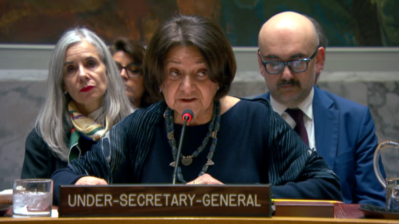 Rosemary DiCarlo, Secrétaire générale adjointe des Nations unies aux affaires politiques et à la consolidation de la paix