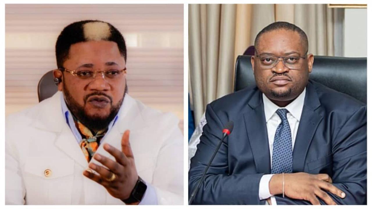 Thierry Monsenepwo à gauche et le ministre Doudou Fwamba à droite [photo d’illustration]