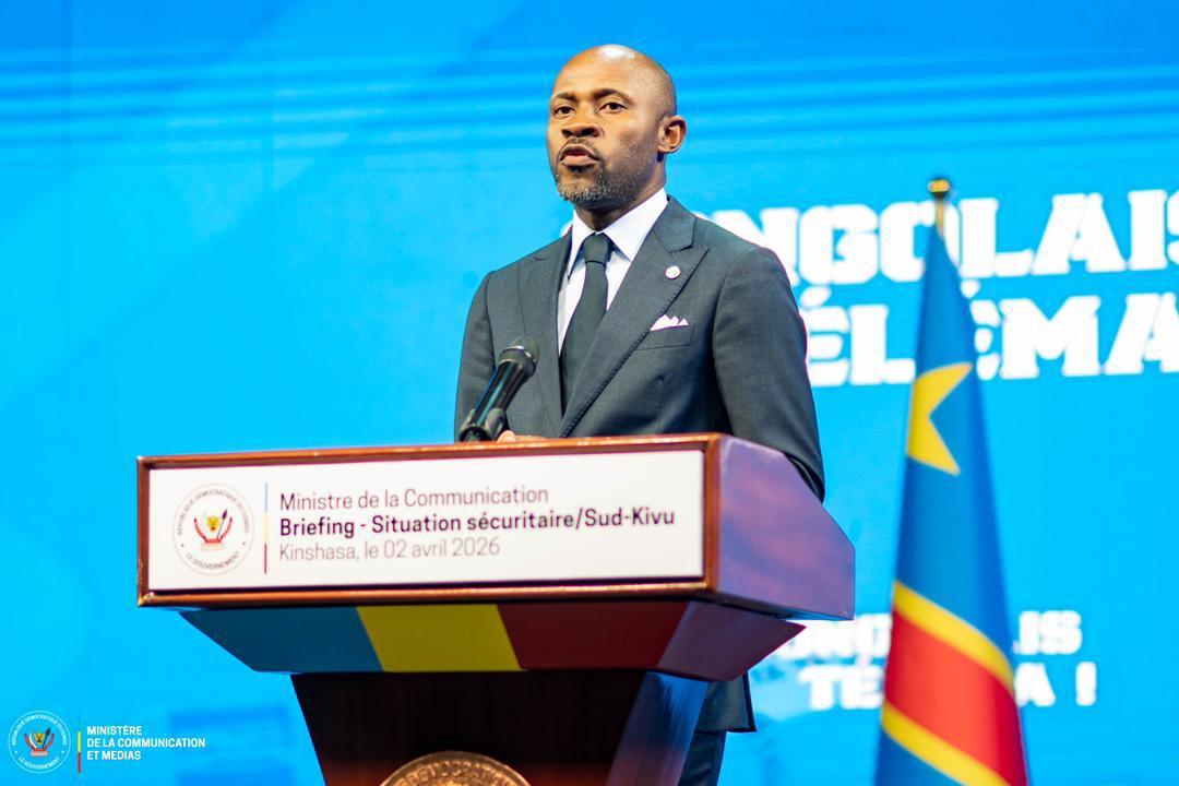 Patrick Muyaya, ministe de la Communication et Médias, porte-parole du Gouvernement de la République démocratique du Congo