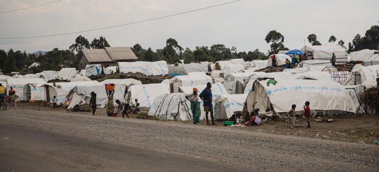 Un camp de personnes déplacées à Sake, au Nord-Kivu, dans l'est de la République démocratique du Congo [photo d’illustration]