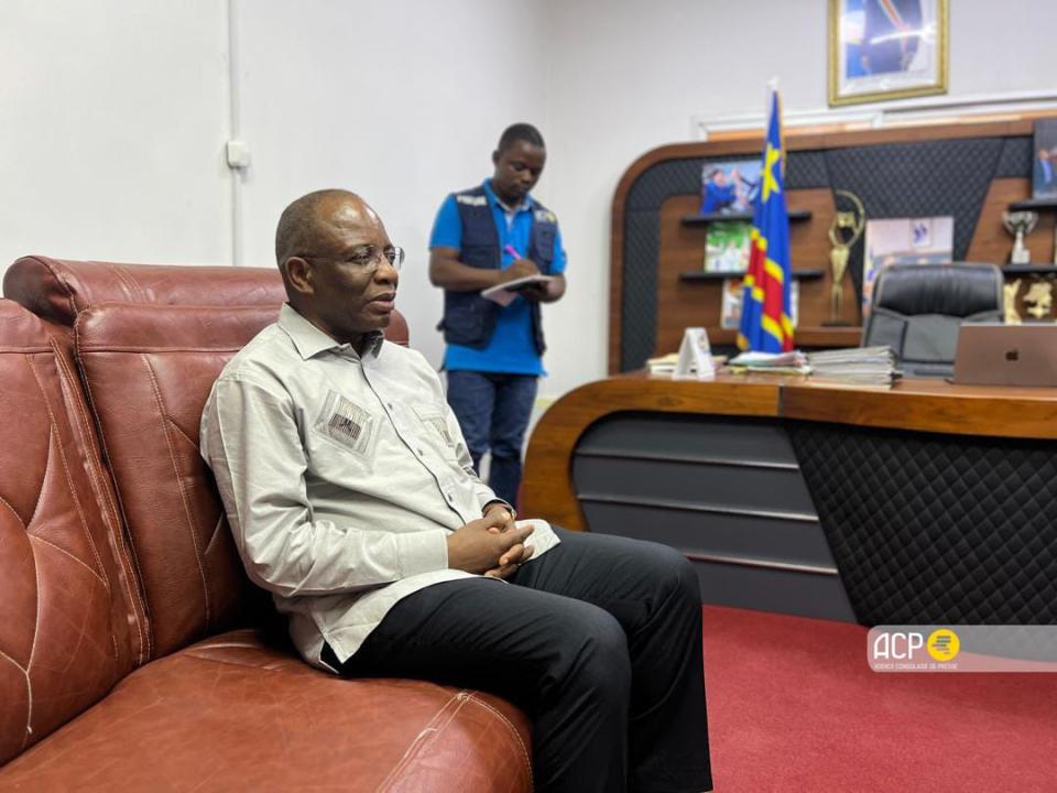 Le ministre d'État, ministre de la justice et garde des sceaux Guillaume Ngefa en séjour à Kisangani dans la Tshopo