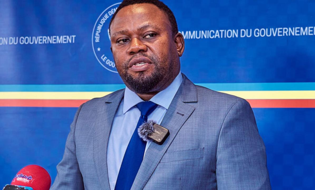 Samuel MBEMBA, Ministre des Droits humains. [Photo d'illustration]