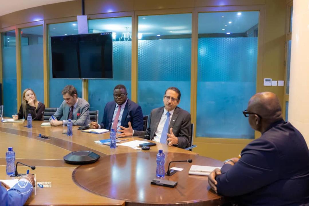 Échange entre le ministre des Mines de la RDC, Louis W. Kabamba, et la délégation du Système des Nations Unies