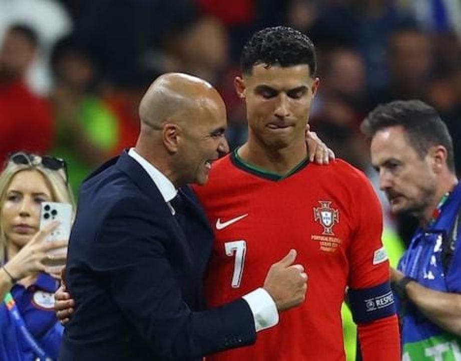 Roberto Martinez et Cristiano Ronaldo. [Photo d'illustration]