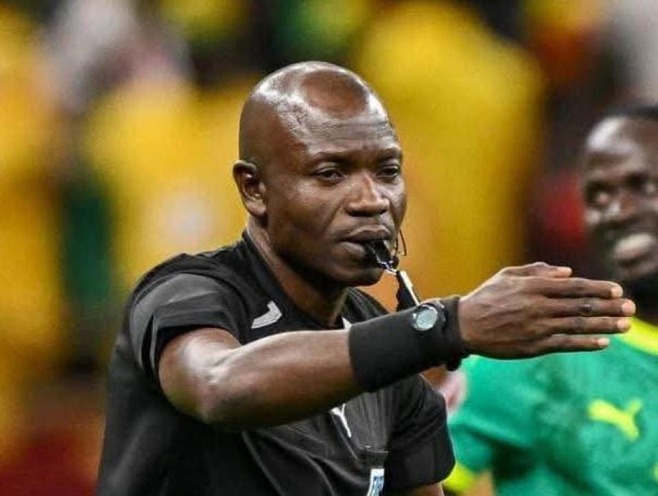 L'arbitre congolais Jean-Jacques Ndala lors de la finale Maroc-Sénégal. [Photo d'illustration]