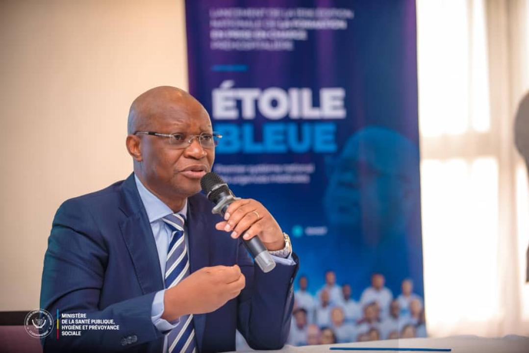 Docteur Roger Kamba, ministre de la Santé, Hygiène et Prévoyance sociale
