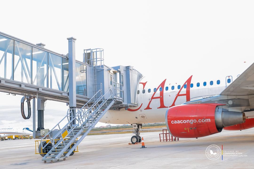 La passerelle à passagers de l'aéroport international de Kolwezi mise en service ce lundi 13 avril 2026