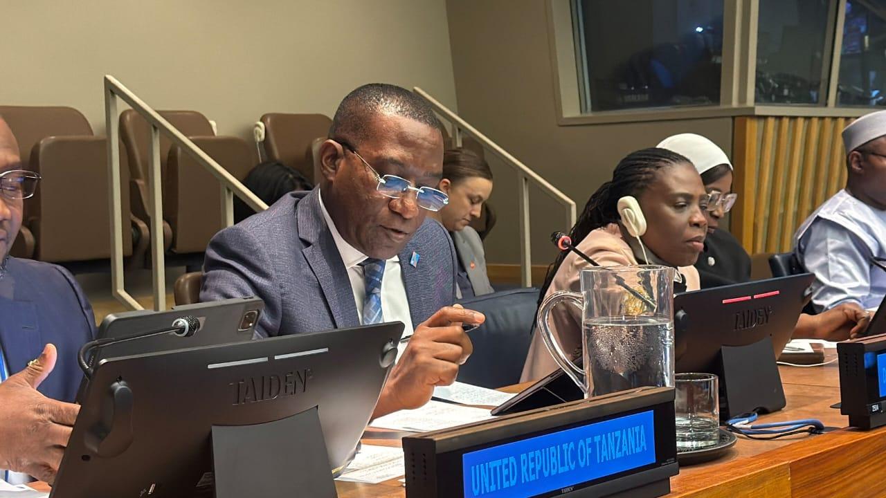 Le ministre du Plan, Guylain Nyembo, lors de cette session à New York [photo d'illustration]