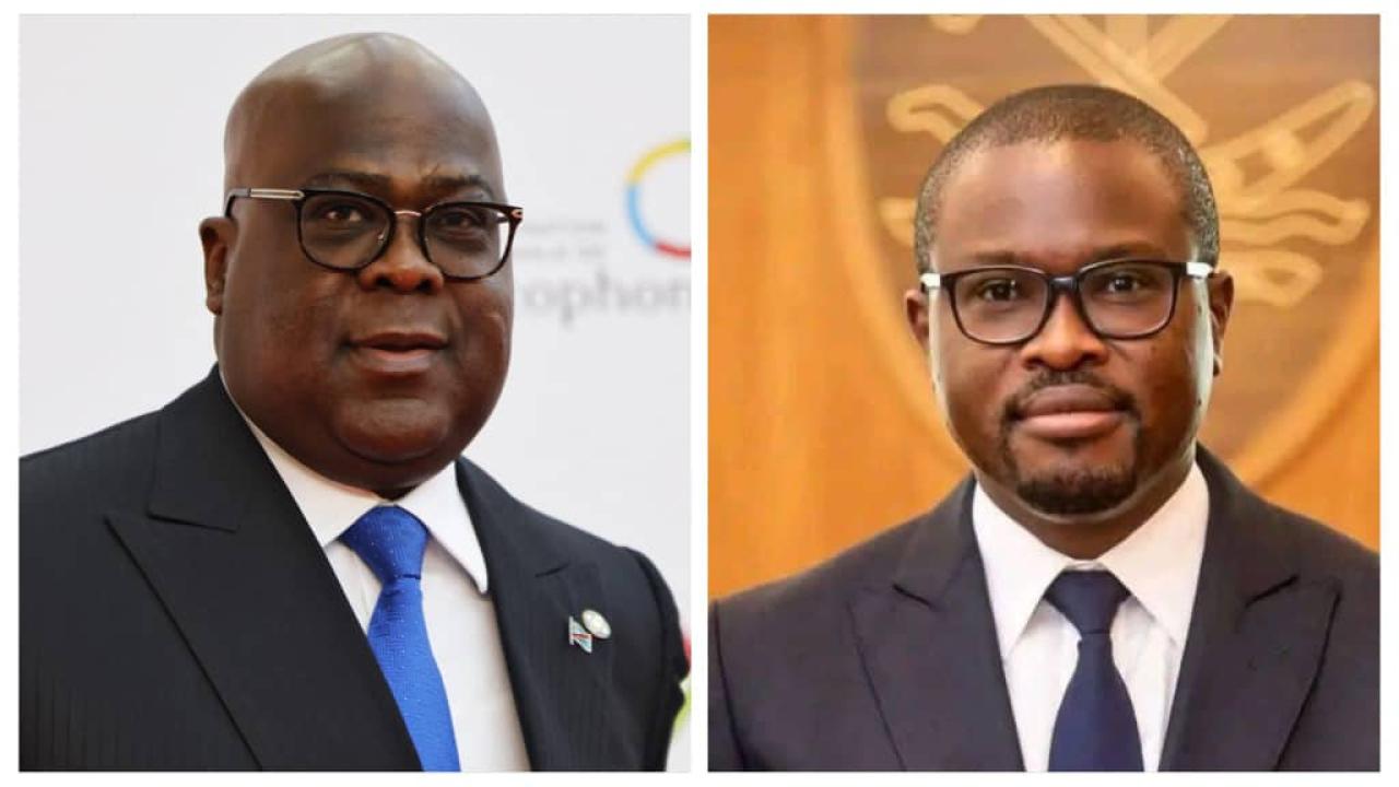 Le chef de l'État congolais Félix-Antoine Tshisekedi et le nouveau Président du Bénin, Romuald Wadagni [ Photo d'illustration]