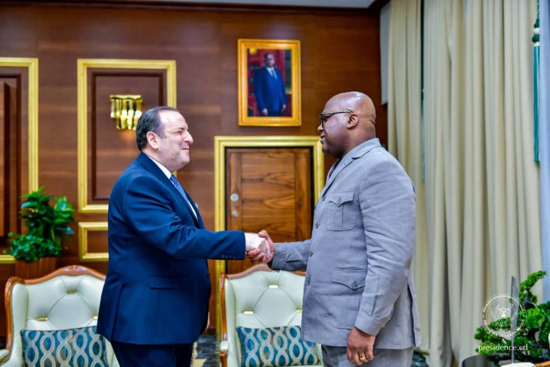 L’ambassadeur turc en RDC, Murat Ülkü, reçu par le Président de la République Félix Tshisekedi