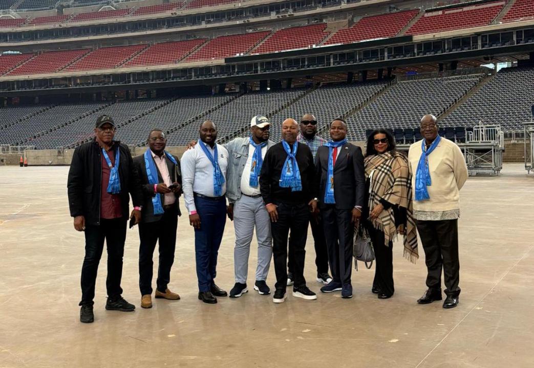La délégation de RDC en prospection des sites de la Coupe du Monde à Houston
