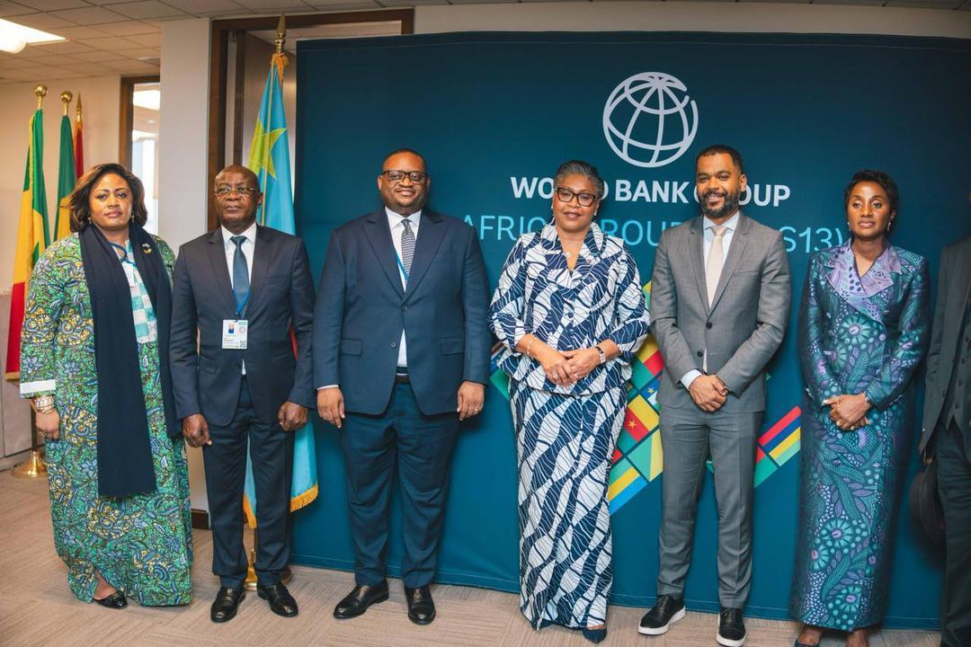 La Première Ministre Judith Suminwa Tuluka, à Washington, accompagnée de quelques membres de son Gouvernement