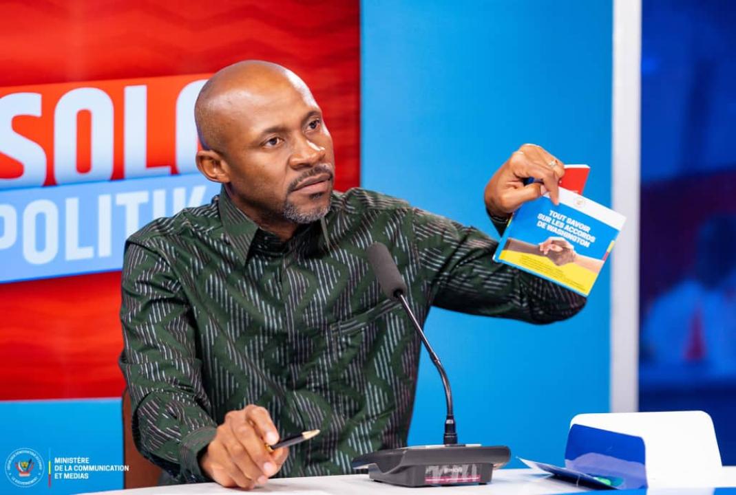 Patrick MUYAYA KATEMBWE sur le plateau de Bosolo na Politik, mercredi 15 avril 2026